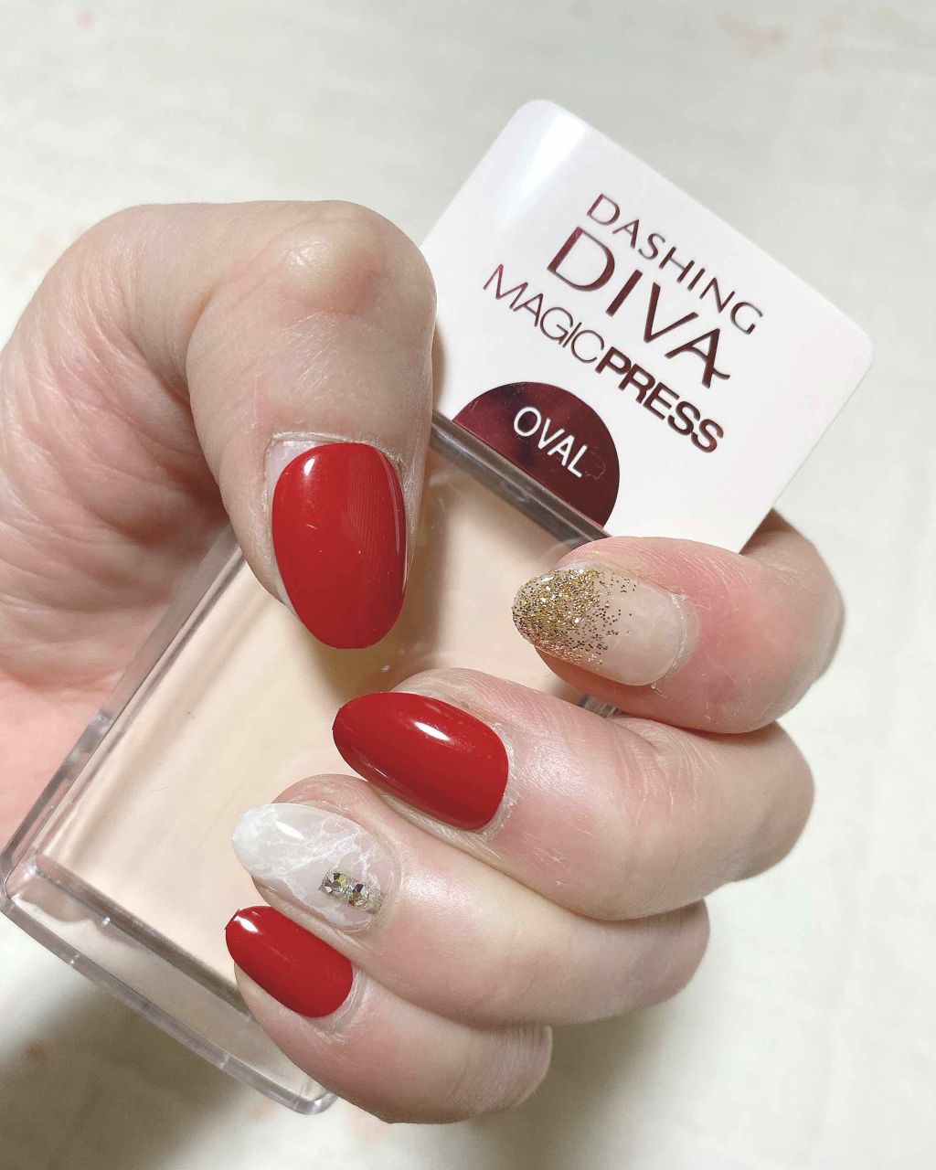 1秒ネイルマジックプレス/DASHINGDIVA MAGICPRESS/ネイルチップ・パーツを使ったクチコミ（3枚目）