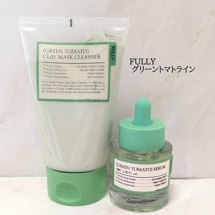 グリーントマトクレイマスククレンザー/FULLY/洗い流すパック・マスクを使ったクチコミ(1枚目)
