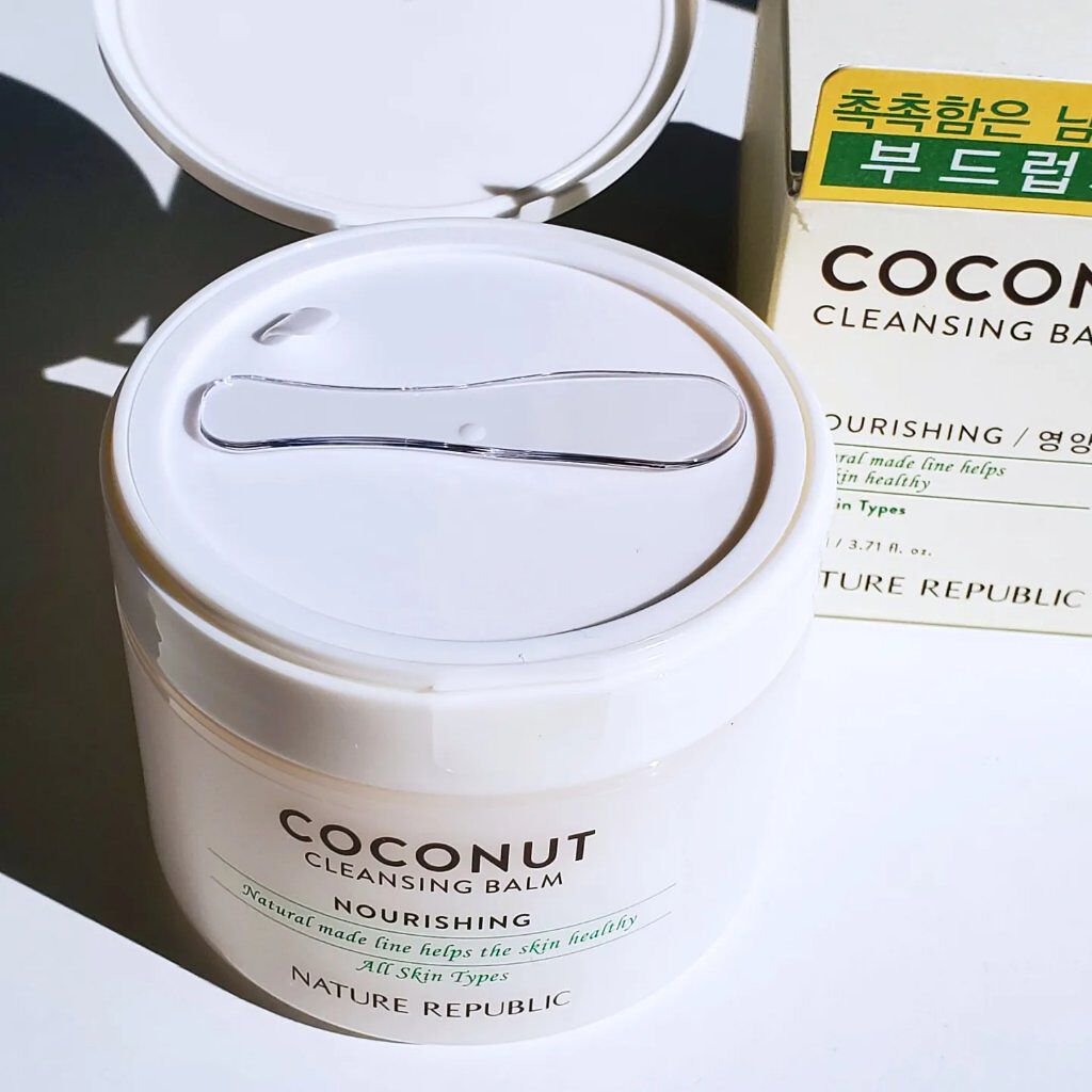 ココナッツ クレンジングバーム/ネイチャーリパブリック/クレンジングバームを使ったクチコミ（2枚目）