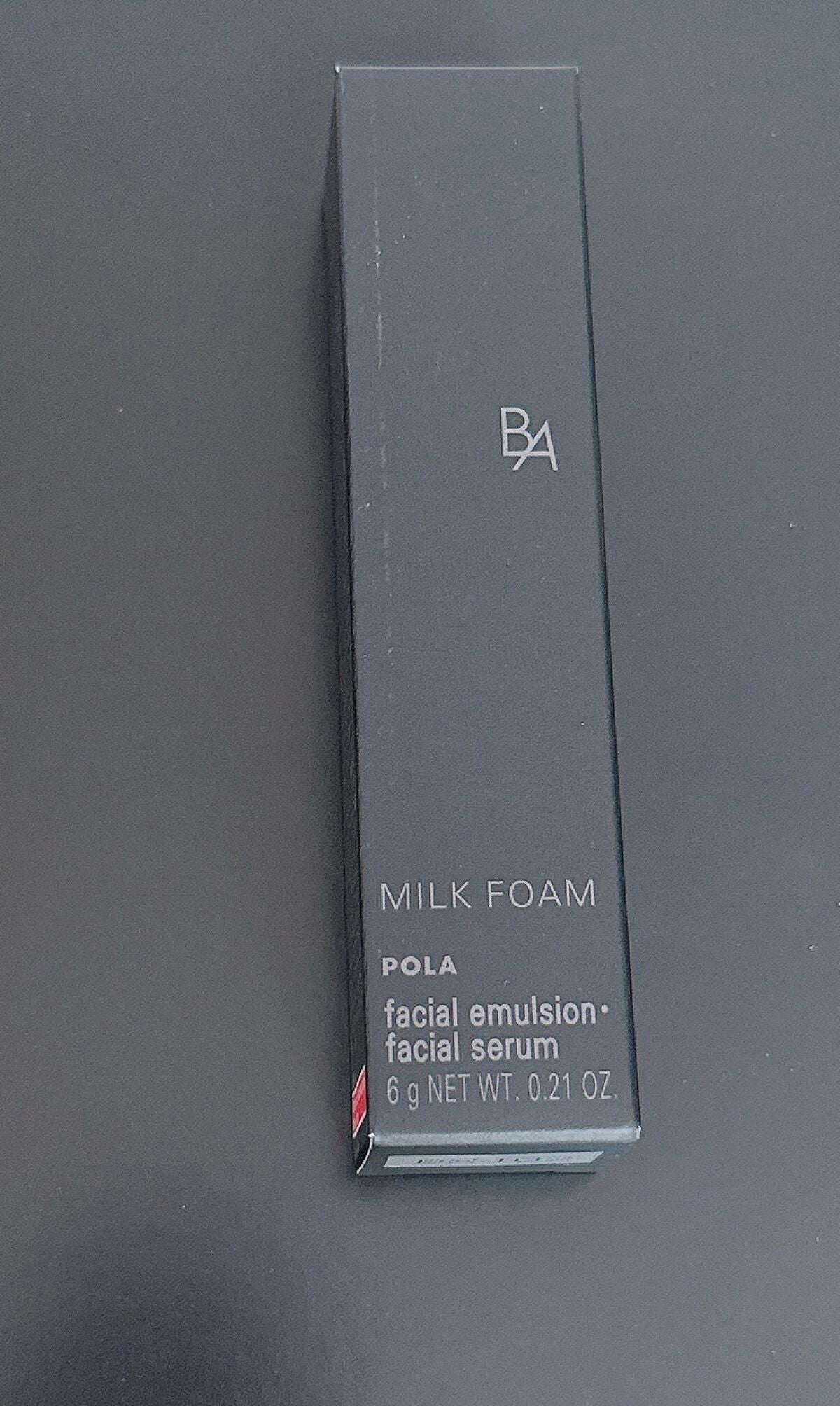 B.A ミルク フォーム/B.A/乳液を使ったクチコミ(1枚目)