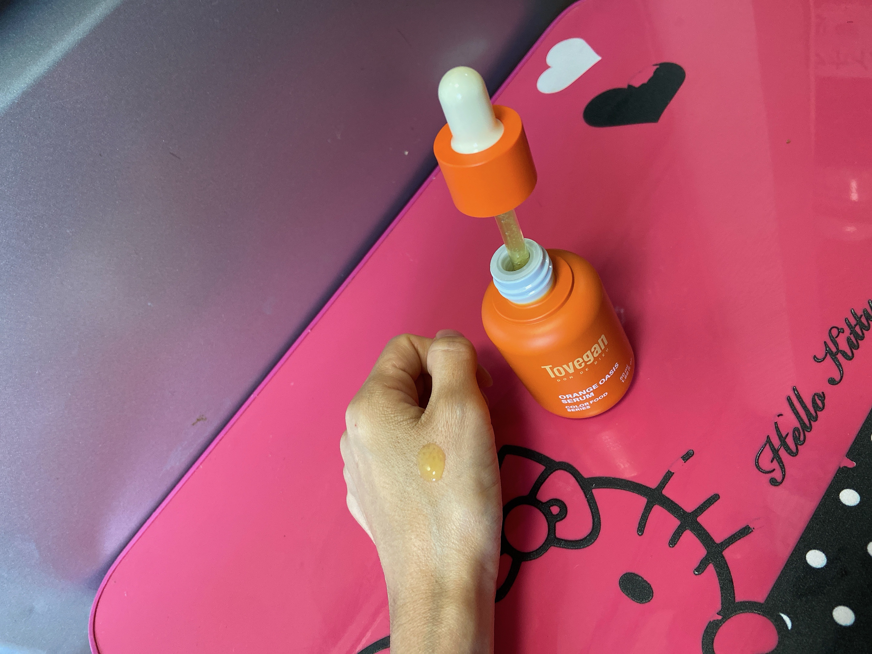 カラーフードシリーズオレンジオアシスセラム/Tovegan/美容液を使ったクチコミ（1枚目）