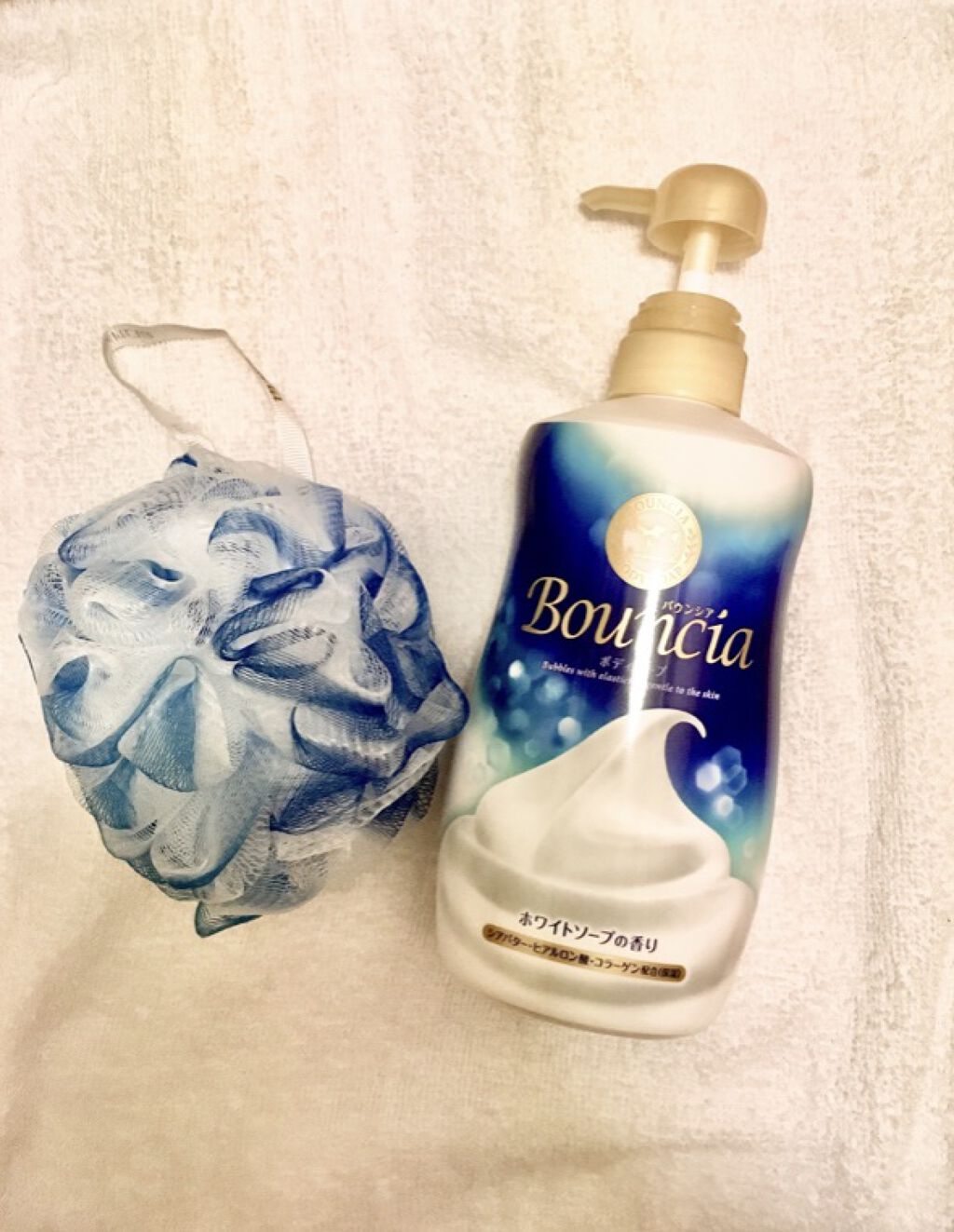 バウンシア ボディソープ ホワイトソープの香り ポンプ付【旧】/Bouncia/ボディソープを使ったクチコミ（1枚目）