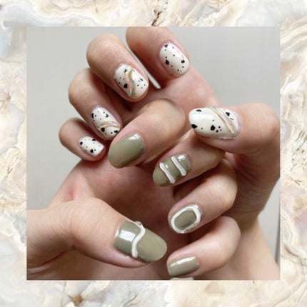 ジェルネイル(ライト対応)/セリア/ジェルネイルを使ったクチコミ(1枚目)