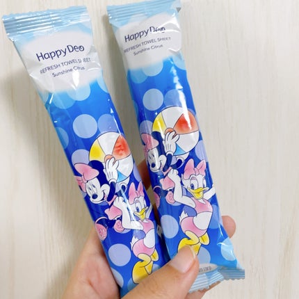 愛梨花🌷 on LIPS 「【マンダムパッピーデオリフレッシュタオルシートNC】内容量:3..」(2枚目)