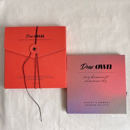 sunset&moment shadow palette/Dear.own/アイシャドウパレットを使ったクチコミ(7枚目)