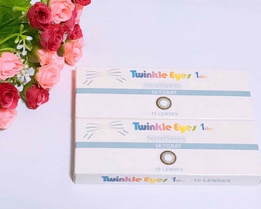 トゥインクルアイズ ワンデー UV+ シークレットシリーズ スカイグレイ【旧】/TwinkleEyes/ワンデー（１DAY）カラコンを使ったクチコミ（2枚目）