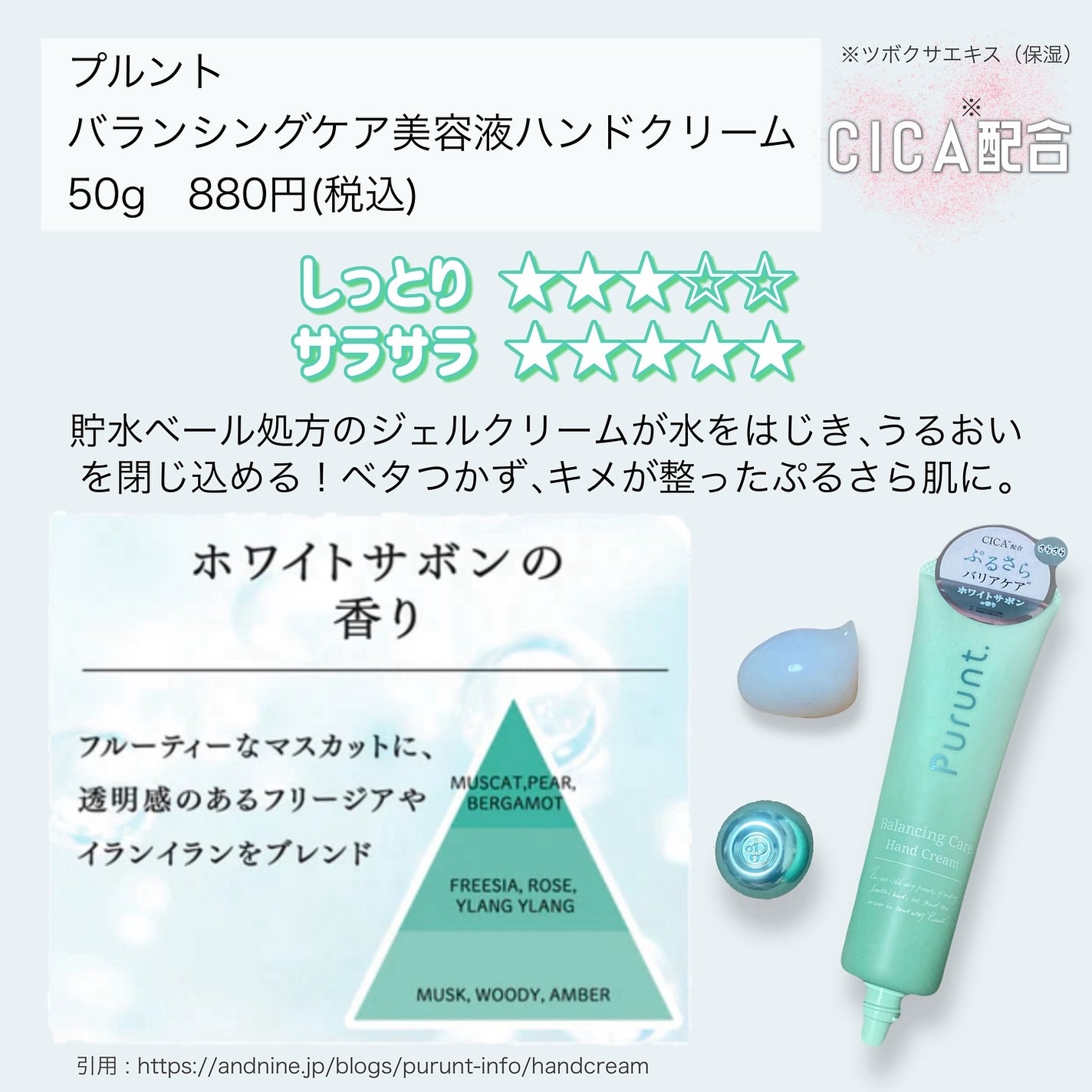 プルント モイストケア美容液ハンドクリーム/Purunt./ハンドクリームを使ったクチコミ(4枚目)