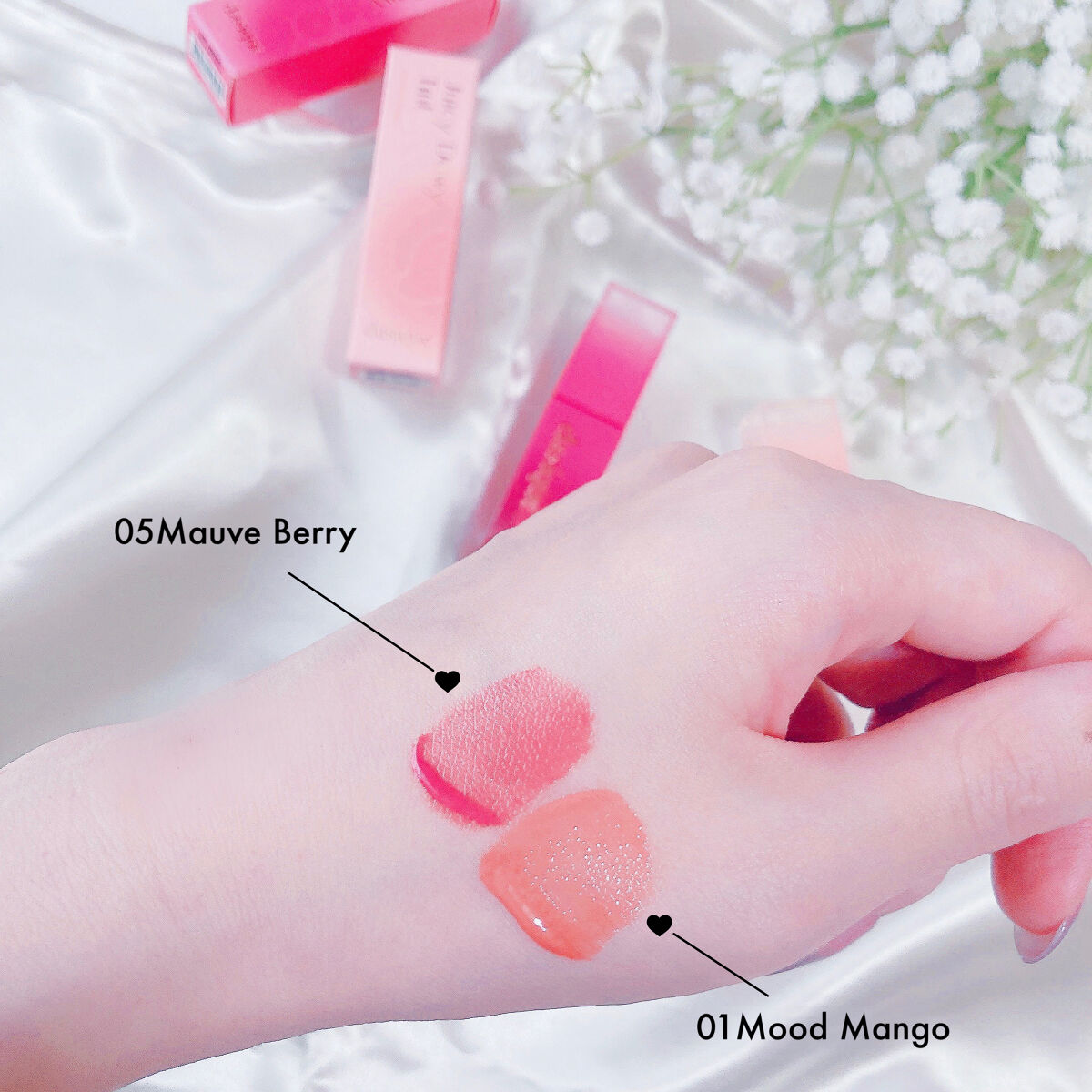 ジューシーデュイティント/dasique/リップティントを使ったクチコミ（3枚目）