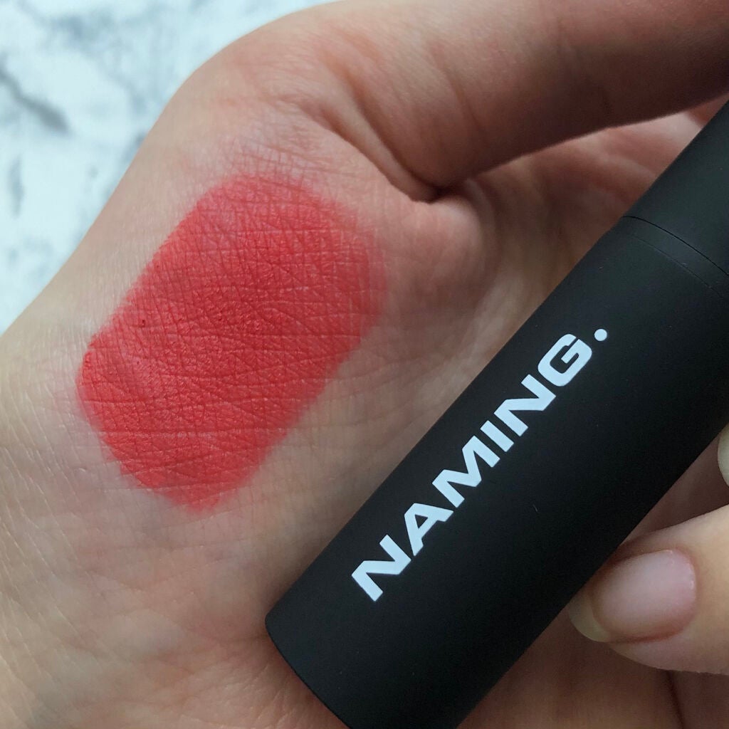 スマッジセミマットリップスティック/NAMING./口紅を使ったクチコミ(3枚目)