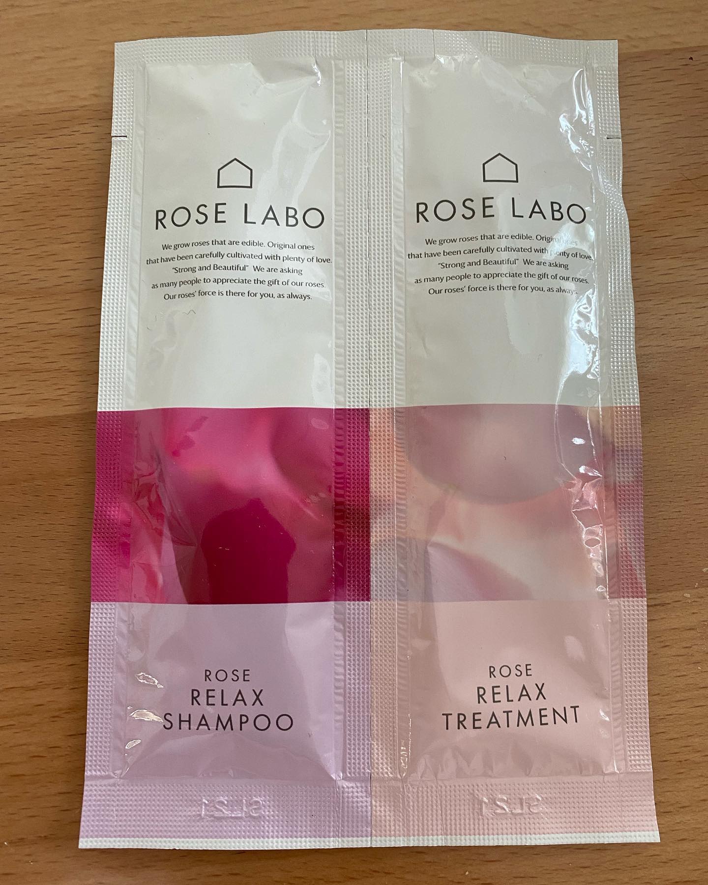 ローズリラックスシャンプー&トリートメント トライアル 1回分/ROSE LABO/市販シャンプーを使ったクチコミ（1枚目）