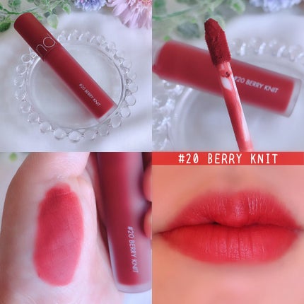 ゼロベルベットティント/rom&nd/リップティントを使ったクチコミ(4枚目)