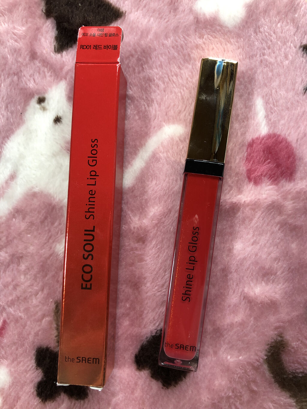 ザ セム エコソウル シャインリップグロス/the SAEM/リップグロスを使ったクチコミ（2枚目）