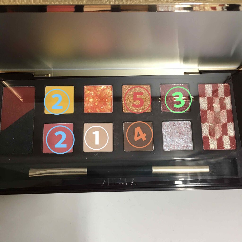 リキッド グリッター シャドウ/rom&nd/グリッターを使ったクチコミ（2枚目）