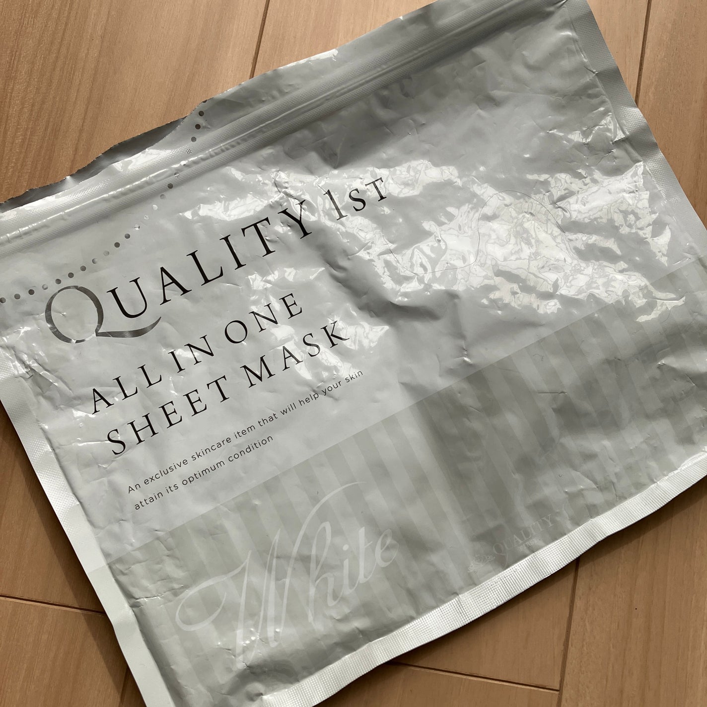 オールインワンシートマスク ホワイトEX/クオリティファースト/シートマスク・パックを使ったクチコミ(2枚目)