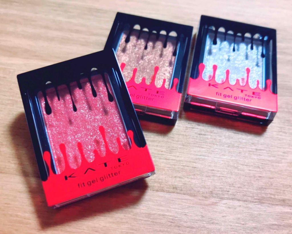 フィットジェルグリッター/KATE/ジェル・クリームアイシャドウを使ったクチコミ（1枚目）