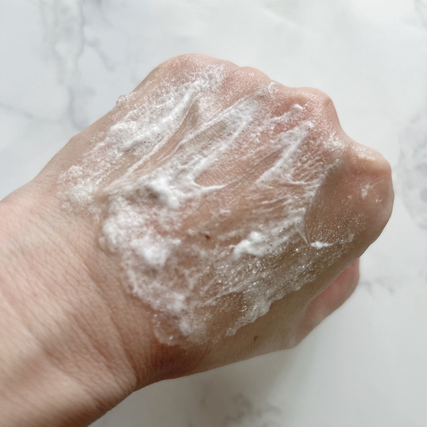 マンナンジェリーハイドロウォッシュ/PLUEST/洗顔料を使ったクチコミ(4枚目)