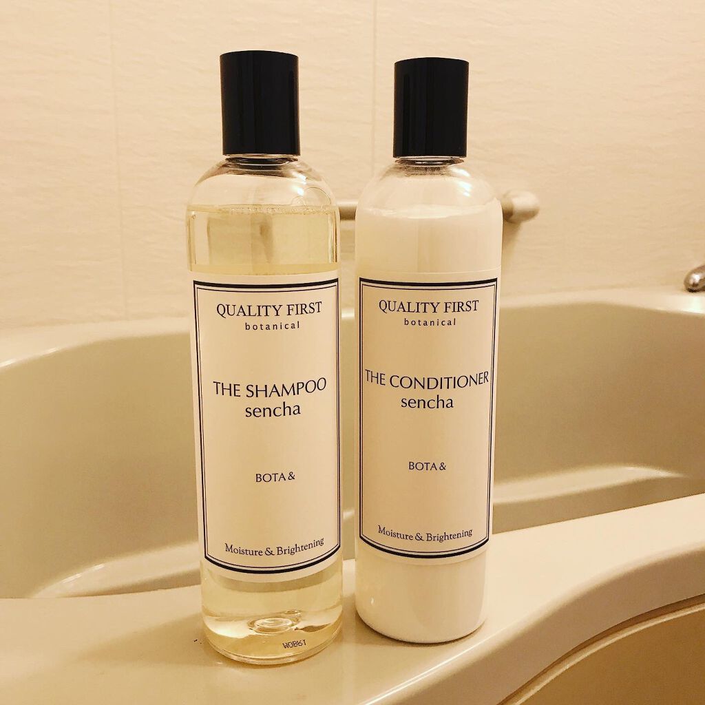 ボタアンド ザ シャンプー <sencha>/クオリティファースト/市販シャンプーを使ったクチコミ（1枚目）
