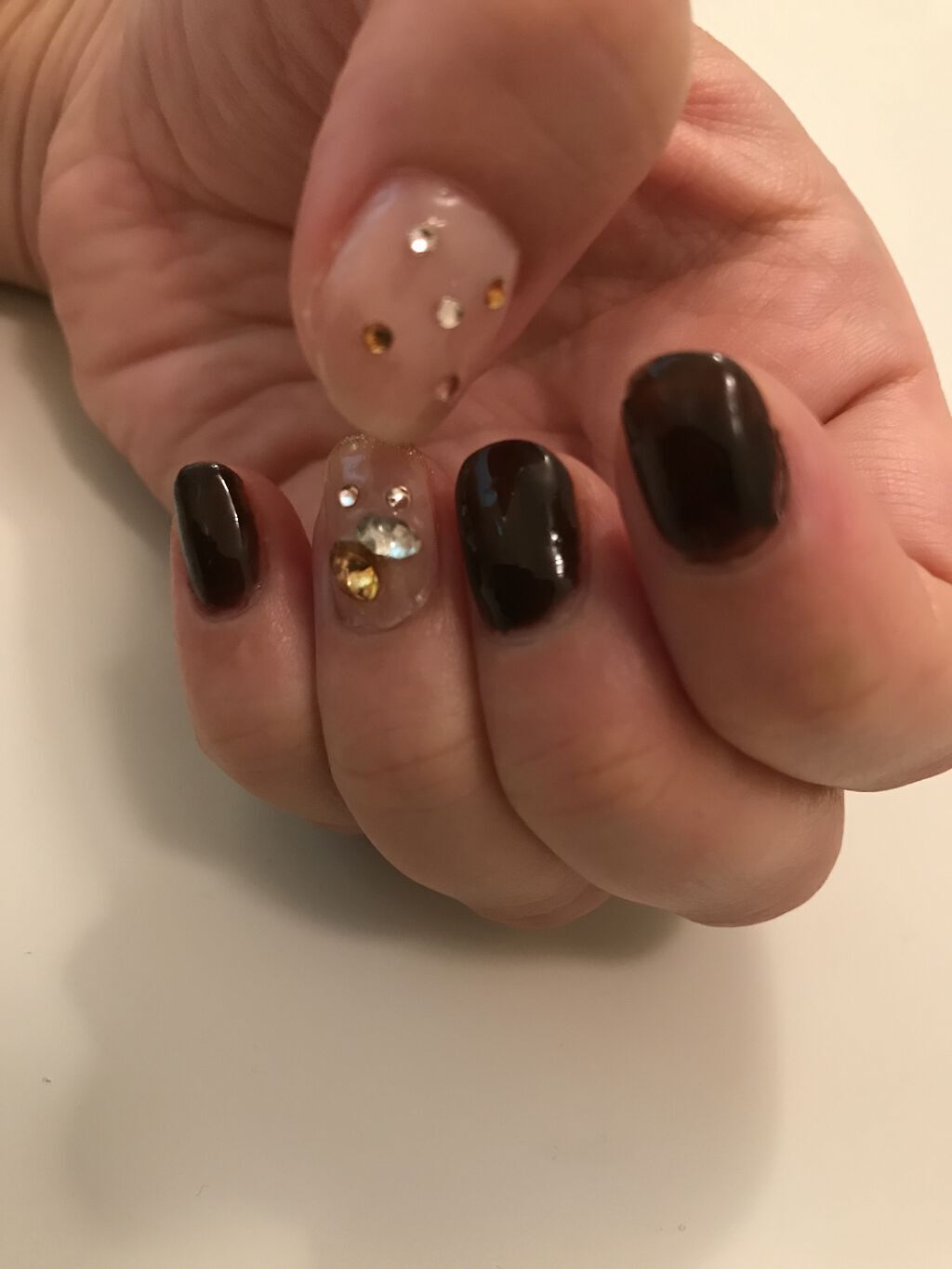 ジェルネイル（ライト対応）/セリア/ジェルネイルを使ったクチコミ（1枚目）