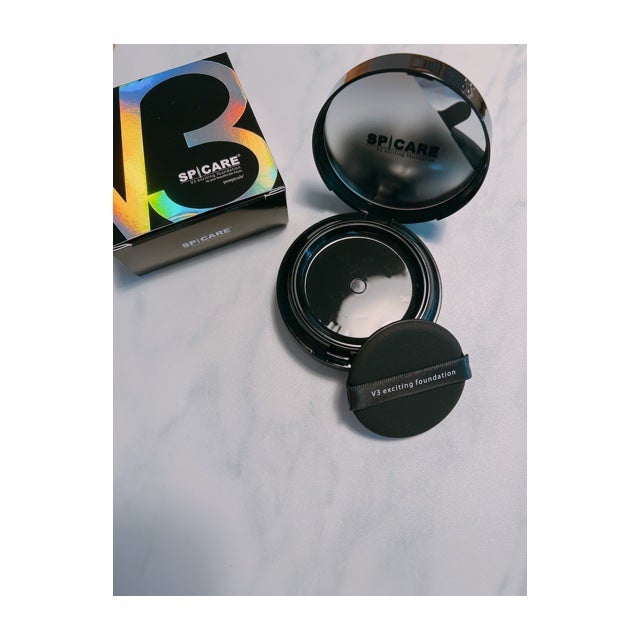 V3 エキサイティングファンデーション/SPICARE/クッションファンデーションを使ったクチコミ(1枚目)