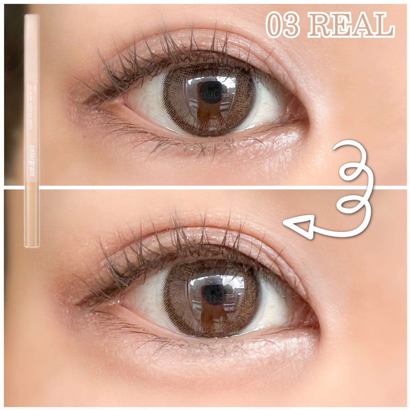 オールインワン涙袋メーカー/Colorgram/ペンシルアイライナーを使ったクチコミ(8枚目)