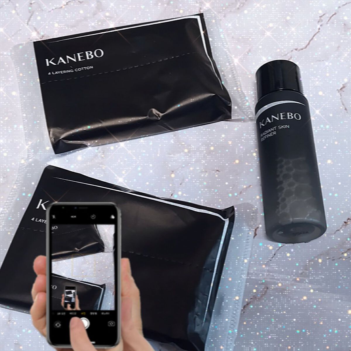 4　レイヤリング　コットン/KANEBO/コットンを使ったクチコミ（2枚目）