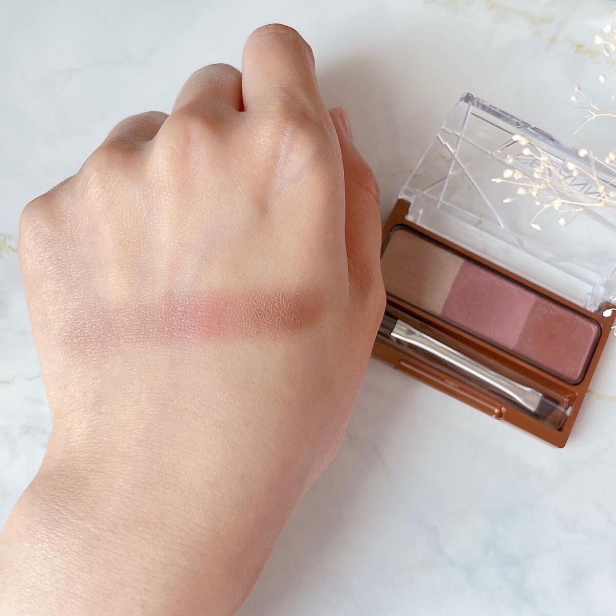 ノーズ&アイブロウパウダー/CEZANNE/パウダーアイブロウを使ったクチコミ(2枚目)