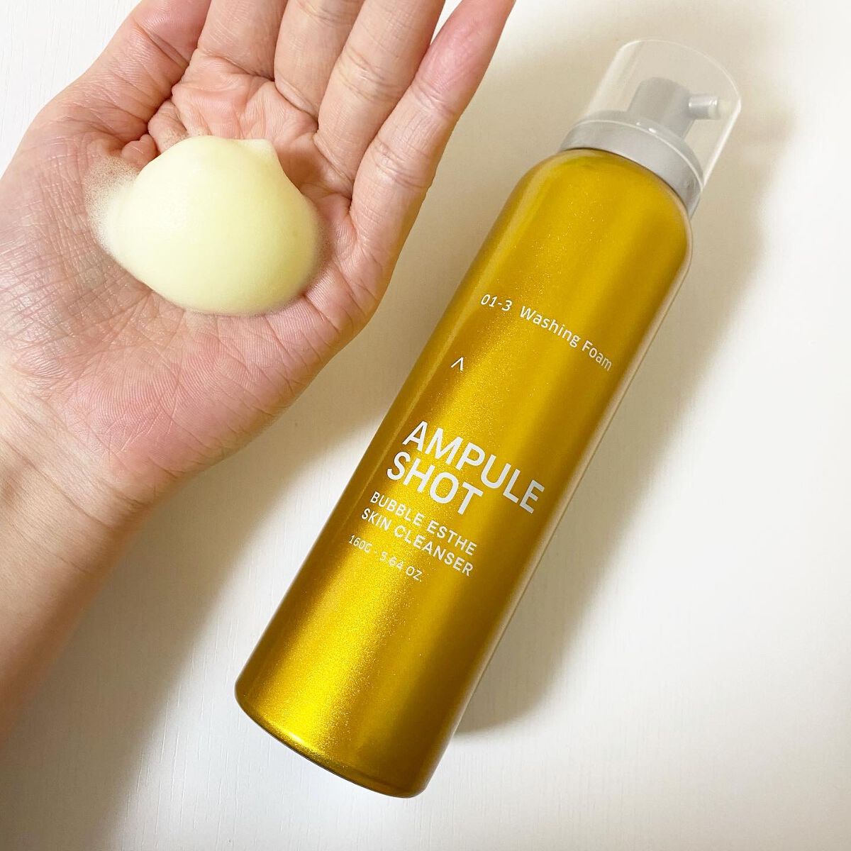 バブルエステ 炭酸洗顔フォーム/AMPULE SHOT/泡洗顔を使ったクチコミ（3枚目）