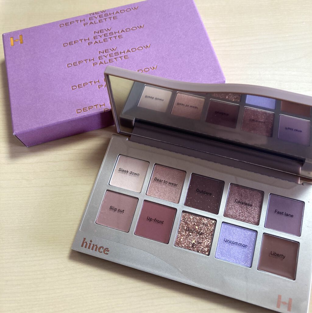 ニューデップスアイシャドウパレット/hince/アイシャドウパレットを使ったクチコミ（1枚目）