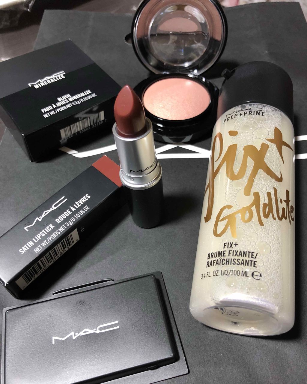 プレップ プライム フィックス+ ゴールドライト／ピンクライト ゴールドライト/M・A・C/ミスト状化粧水を使ったクチコミ（1枚目）