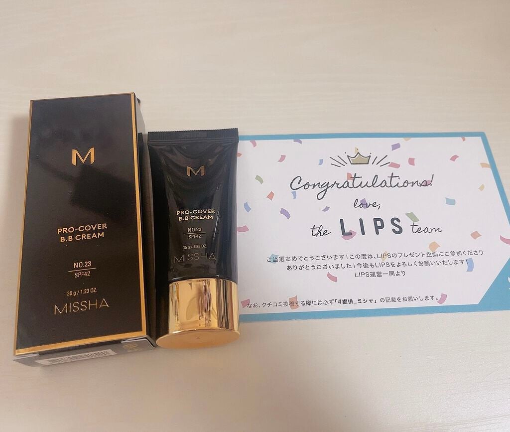 ミシャ M プロカバー BBクリーム/MISSHA/BBクリームを使ったクチコミ(1枚目)