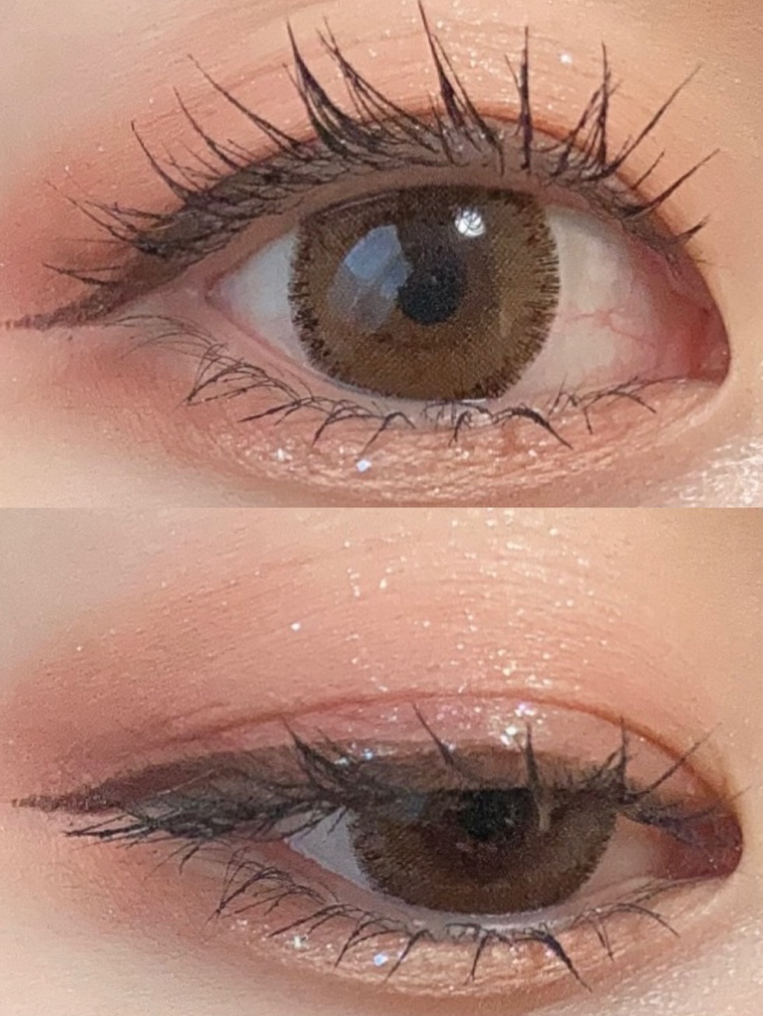 NARERU 1day 文月ベージュ/NARERU/ワンデー（１DAY）カラコンを使ったクチコミ（2枚目）