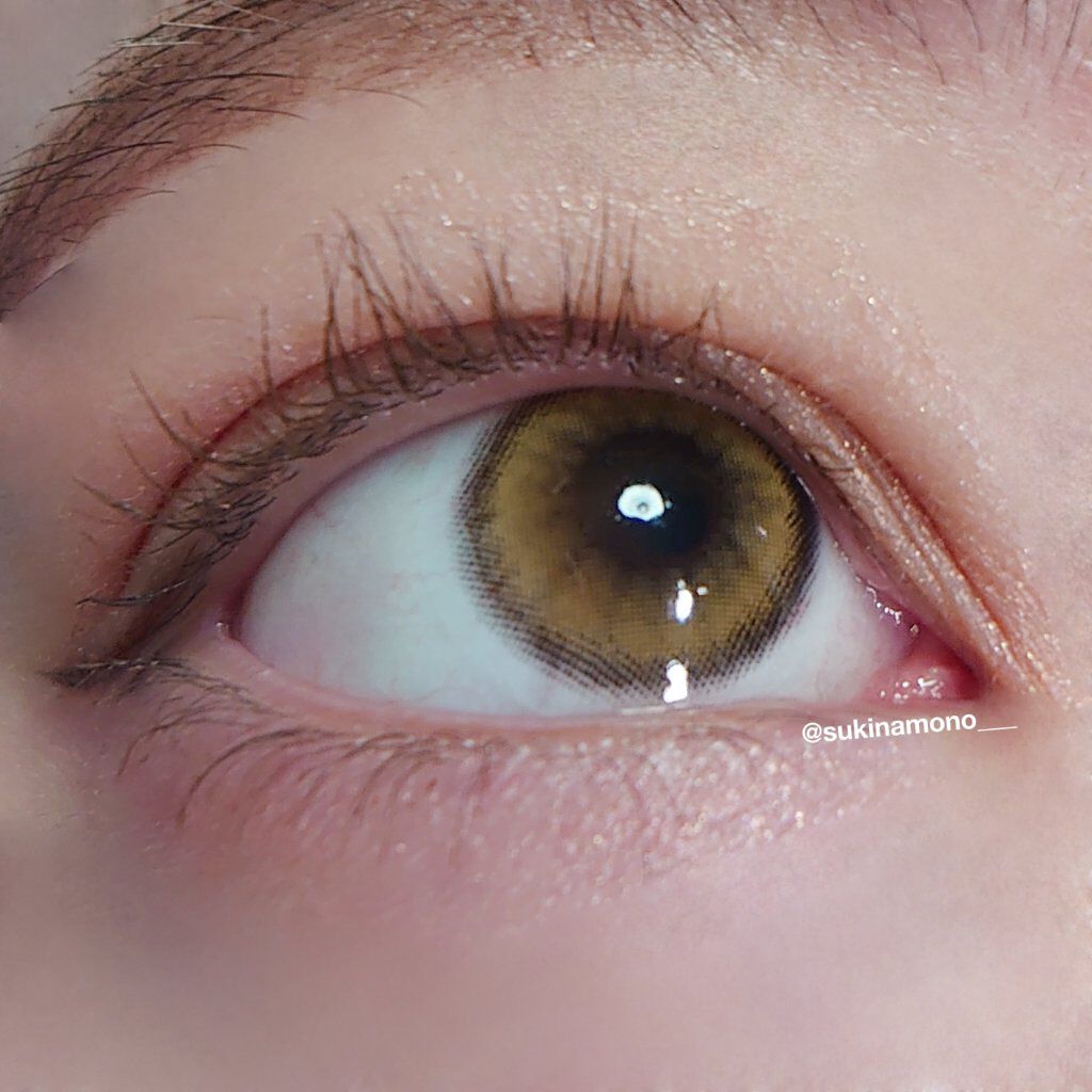 ViVi Ring 1day ベージュ/OLENS/ワンデー（１DAY）カラコンを使ったクチコミ（2枚目）
