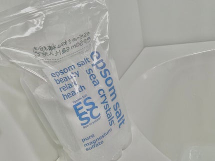 シークリスタルス エプソムソルト オリジナル/sea crystals/無機塩系入浴剤を使ったクチコミ(1枚目)