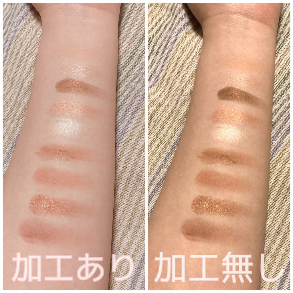 UR GLAM BLOOMING EYE COLOR PALETTE/U R GLAM/アイシャドウパレットを使ったクチコミ(4枚目)