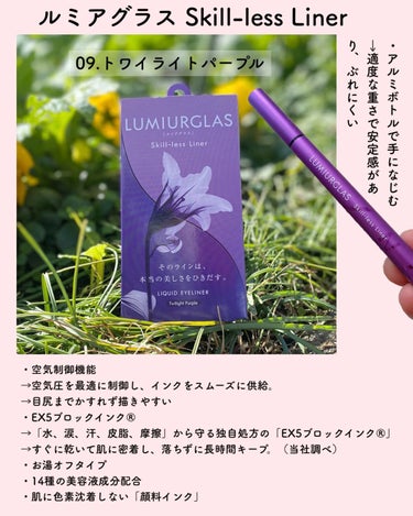 スキルレスライナー/LUMIURGLAS/リキッドアイライナーを使ったクチコミ（2枚目）