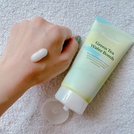グリーンティーウォーターボム/Bonajour/フェイスクリームを使ったクチコミ(2枚目)