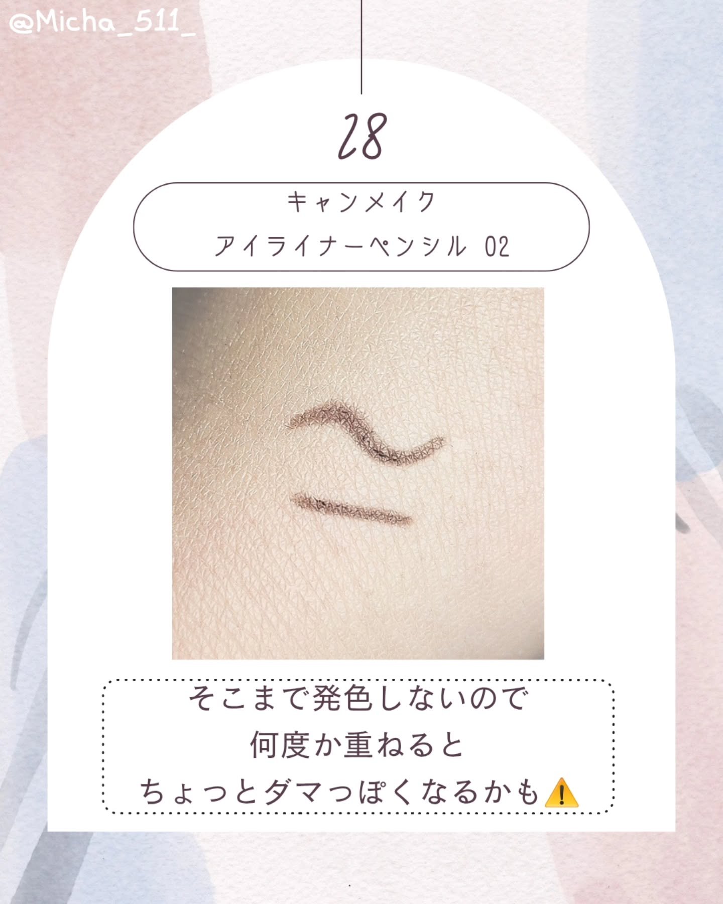 アイライナーペンシル/キャンメイク/ペンシルアイライナーを使ったクチコミ（2枚目）