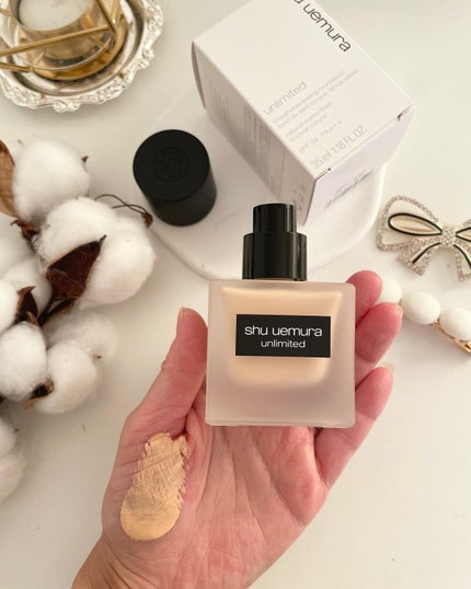 (旧)アンリミテッド ラスティング フルイド/shu uemura/リキッドファンデーションを使ったクチコミ(2枚目)