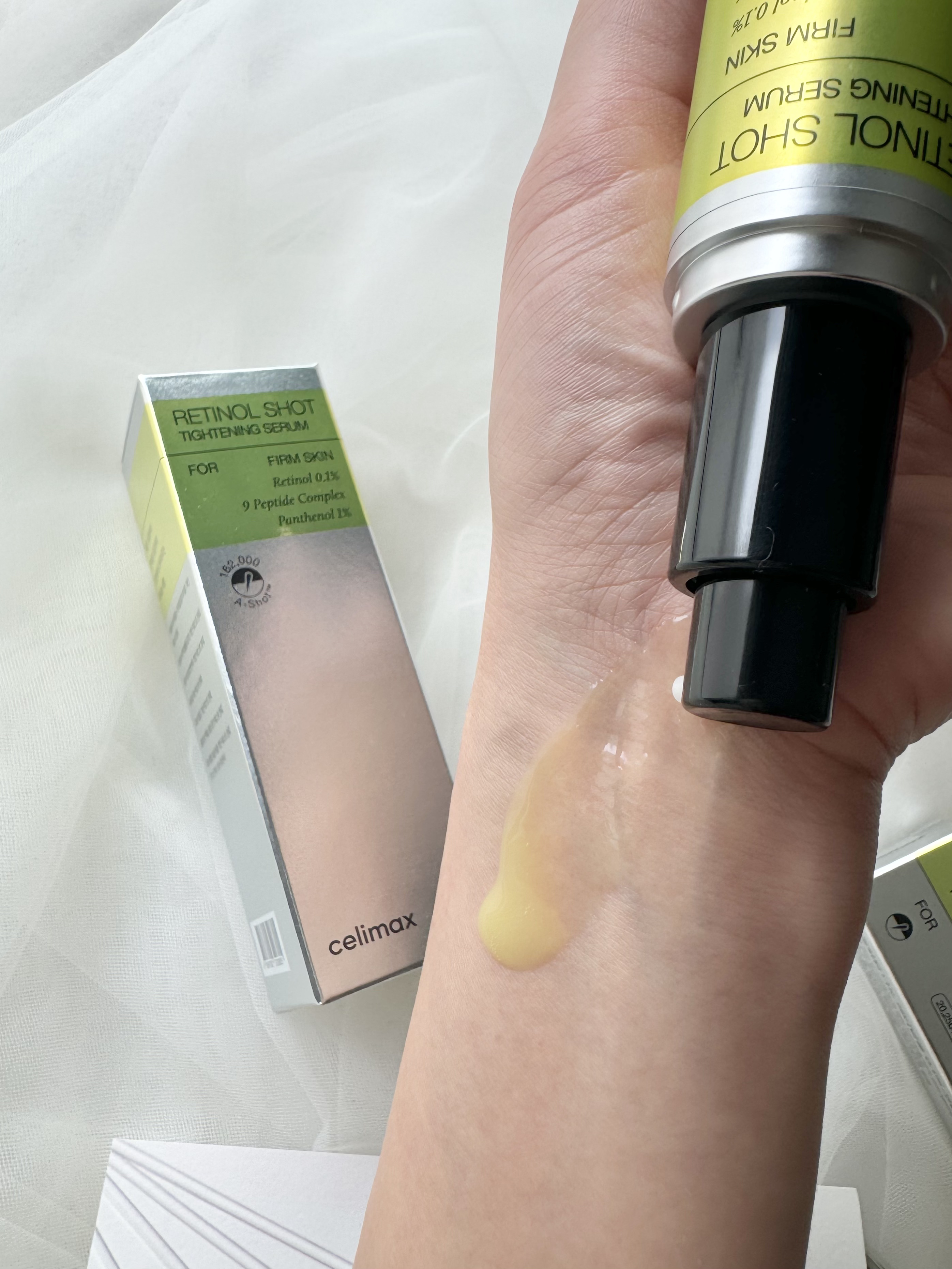  THE ビタA レチノールショット タイトニングセラム /celimax/美容液を使ったクチコミ（3枚目）