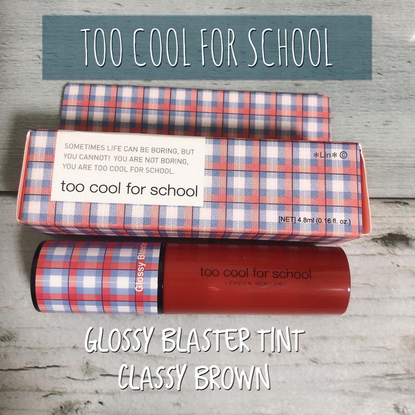 グロッシーブラスターティント/too cool for school/リップティントを使ったクチコミ(1枚目)