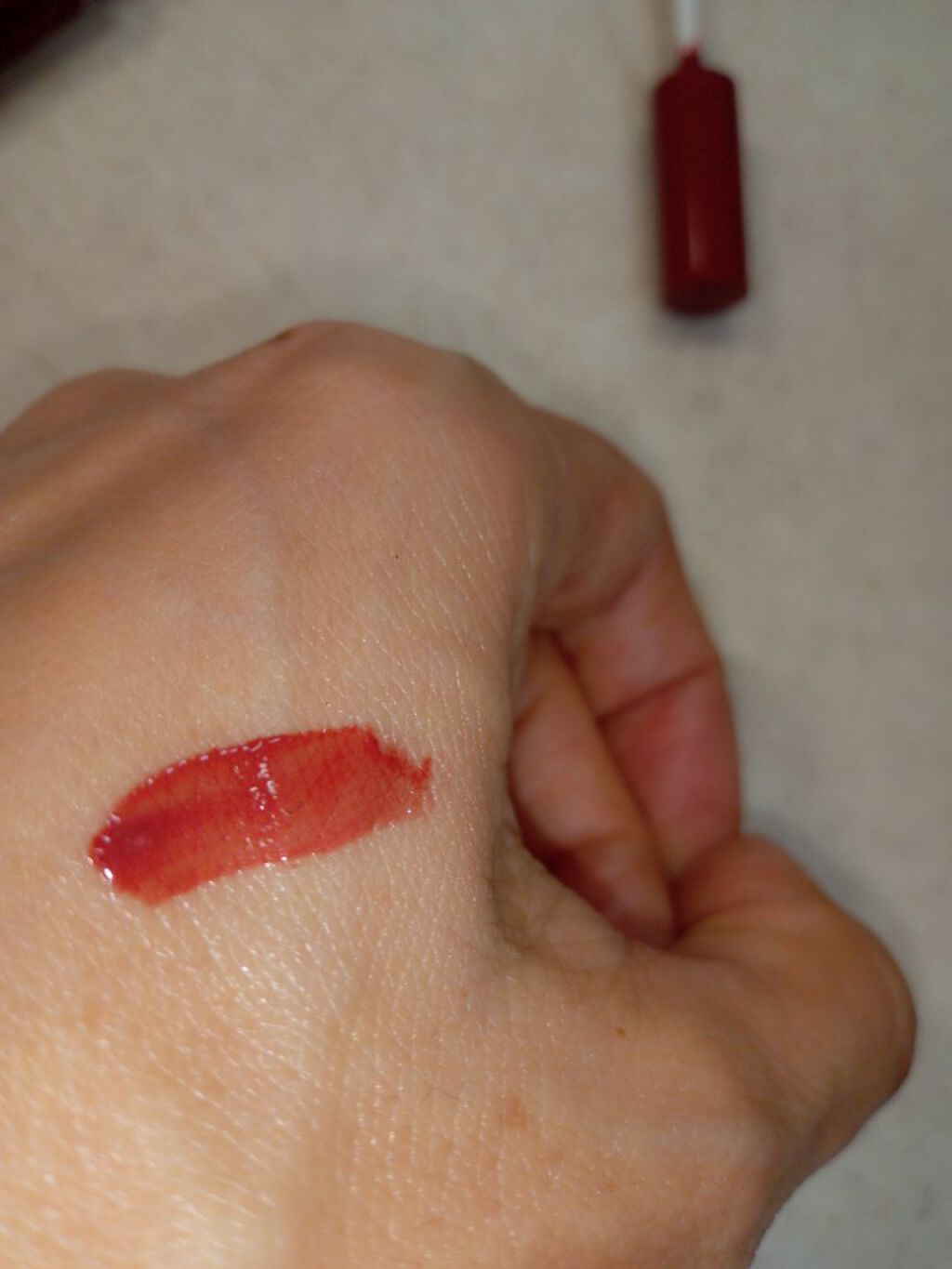 ウォータリーティントリップ/CEZANNE/リップティントを使ったクチコミ（2枚目）