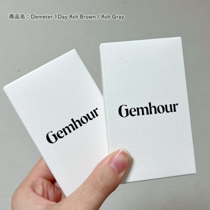 Gemhour/Hapa kristin/カラーコンタクトレンズを使ったクチコミ(3枚目)