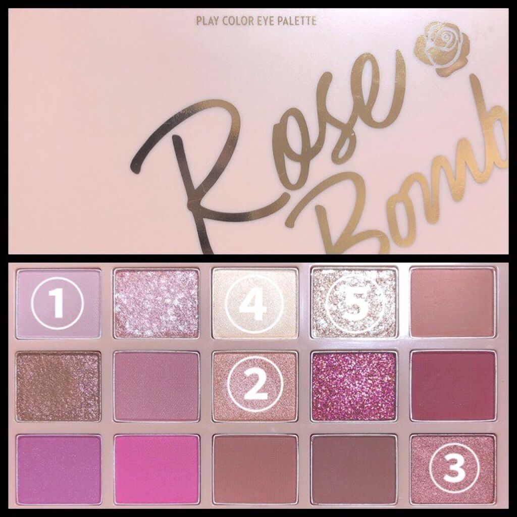 プレイカラーアイパレット ローズボム/ETUDE/アイシャドウパレットを使ったクチコミ（2枚目）