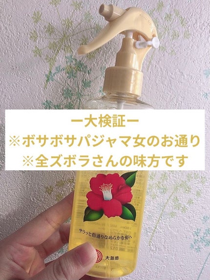 ヘアウォーター/大島椿/プレスタイリング・寝ぐせ直しを使ったクチコミ(1枚目)