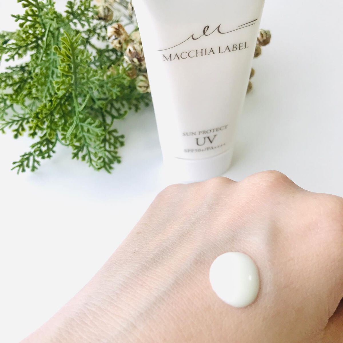 サンプロテクトUVジェル50＋/Macchia Label/日焼け止めジェルを使ったクチコミ（2枚目）