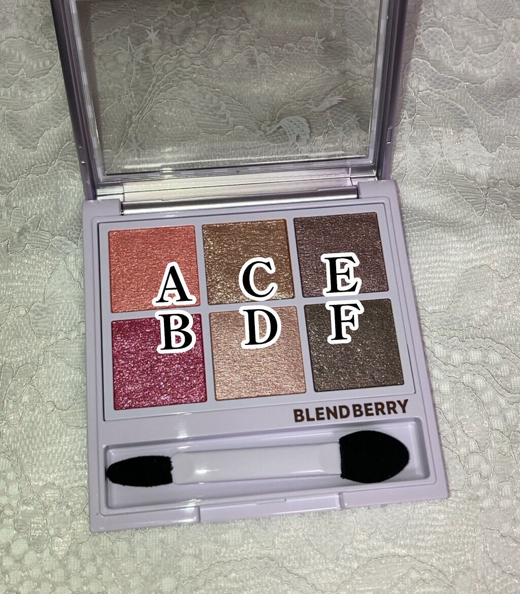 オーラクリエイション/BLEND BERRY/アイシャドウパレットを使ったクチコミ(2枚目)