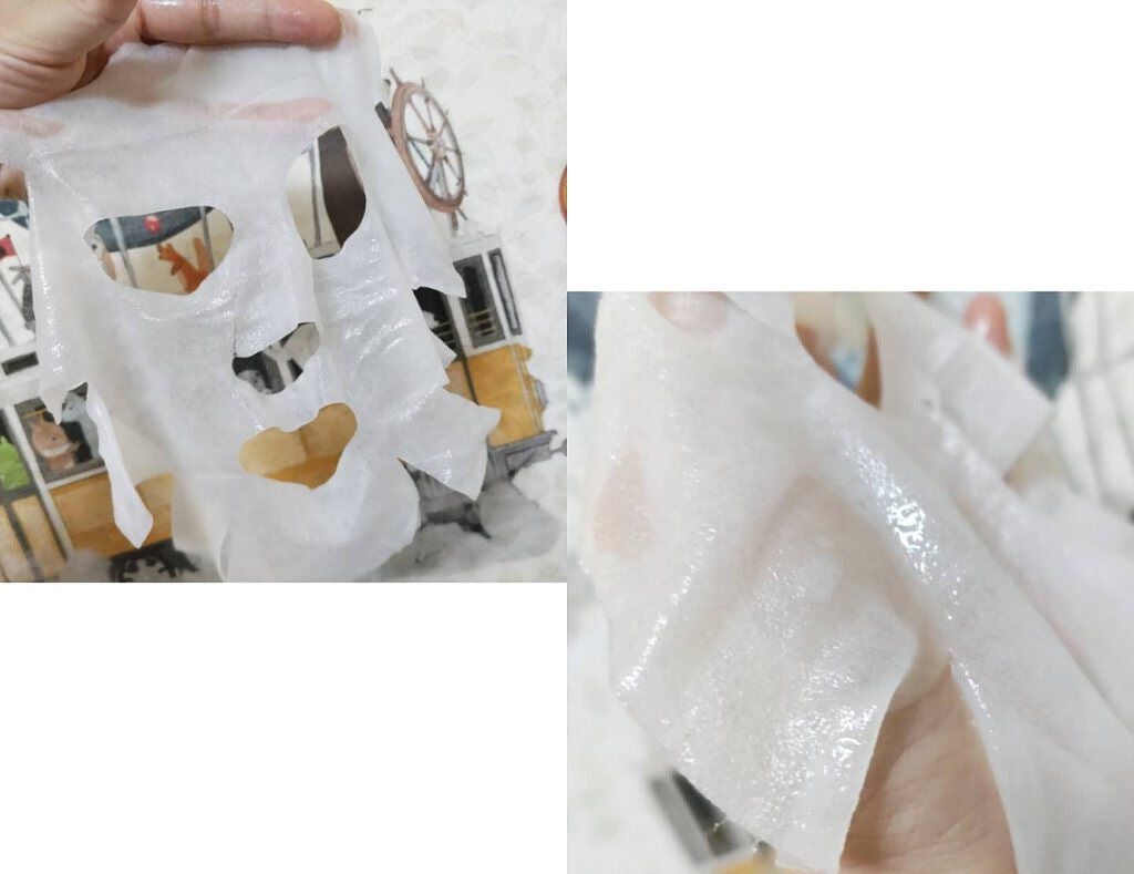 RICE FACE MASKライスバリアフェイスマスク SOFTGLOW/KOUJIHIME/シートマスク・パックを使ったクチコミ(2枚目)