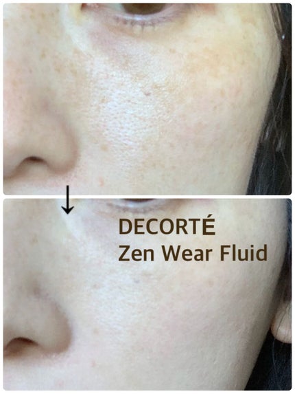 ゼン ウェア フルイド/DECORTÉ/リキッドファンデーションを使ったクチコミ(8枚目)