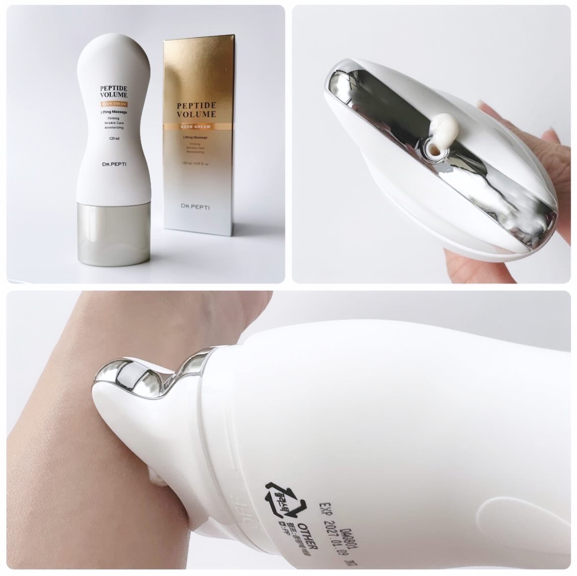 ペプチドボリュームネッククリーム/DR.PEPTI/ネック・デコルテケアを使ったクチコミ（3枚目）