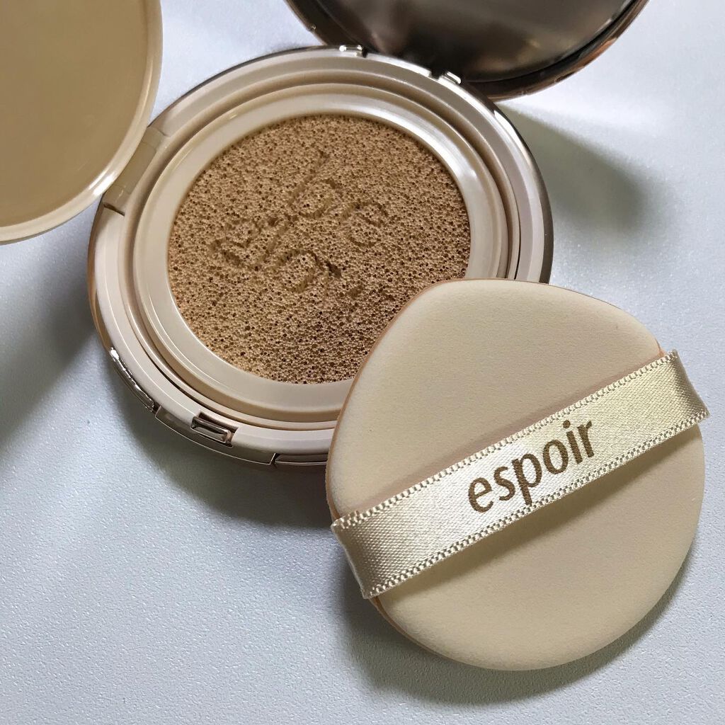 プロテーラービーグロウクッション(オールニュー)/espoir/クッションファンデーションを使ったクチコミ(2枚目)